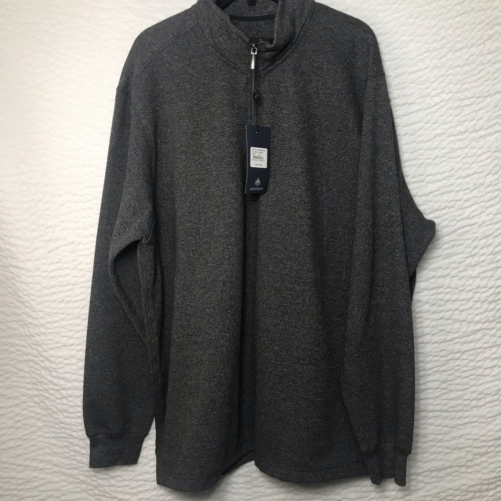 NWT Rainforest half zip up sweater size XXL